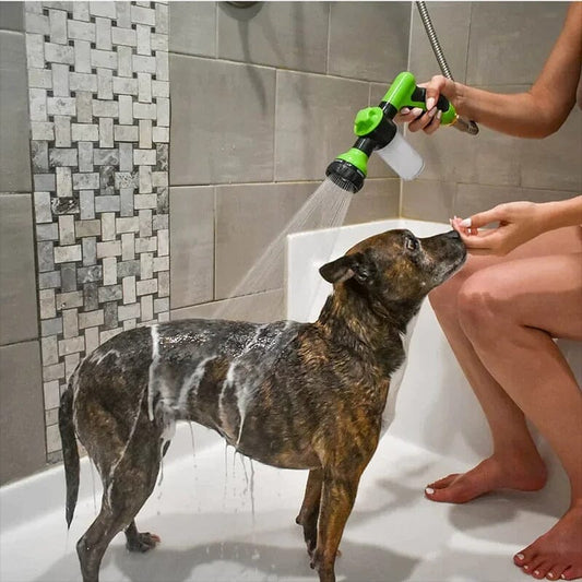 Dog shower high-pressure Sprayer Nozzle Hose PawesometecHUB 